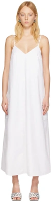Third Form White Roam Midi Dress In Off White