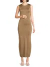 Third Form Women's Shimmer Maxi Dress In Mocha