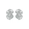 Third Tone Women's Orchid Earrings In Silver