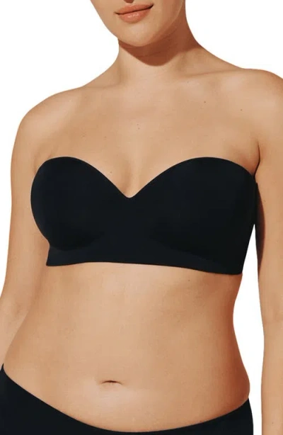 Thirdlove 24/7® Classic Underwire Always Up Strapless Bra In Black