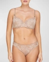 Thirdlove All Day Lace T-shirt Bra In Taupe