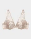 Thirdlove All Day Lace Uplift Plunge Bra In Sea Salt