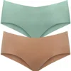Thirdlove Assorted 2-pack Zero Edge™ Invisible Hipsters In Multi