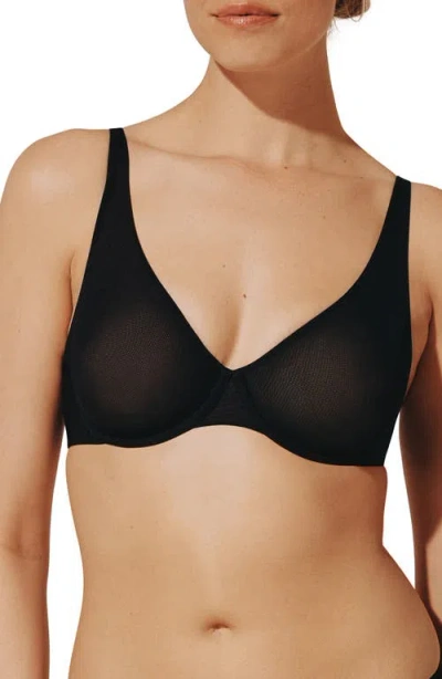 Thirdlove Bare Underwire Mesh Bra In Black