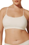 Thirdlove Seamless Cloud Cotton Wireless Bralette In Neutral
