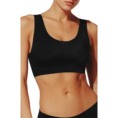 Thirdlove Smoothing Scoop Wireless Bralette In Black