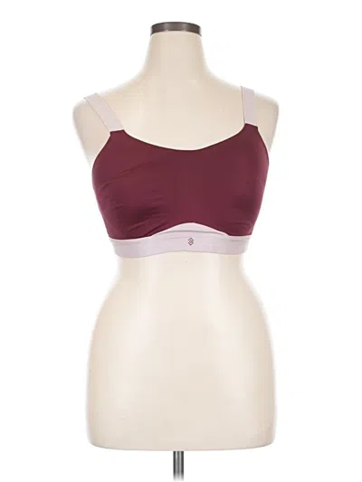 Pre-owned Thirdlove Sports Bra In Burgundy