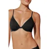 Thirdlove Zero Edge Plunge Underwire Bra In Black