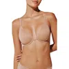 Thirdlove Zero Edge Plunge Underwire Bra In Brown