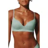 Thirdlove Zero Edge™ Wireless Push-up Bra In Green