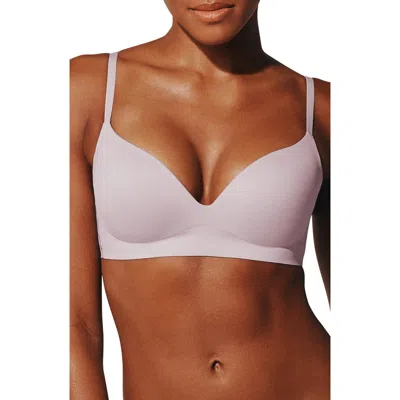 Thirdlove Zero Edge™ Wireless Push-up Bra In Purple
