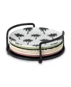 Thirstystone Melamine Appetizer Plates, Set Of 6 In Multicolor