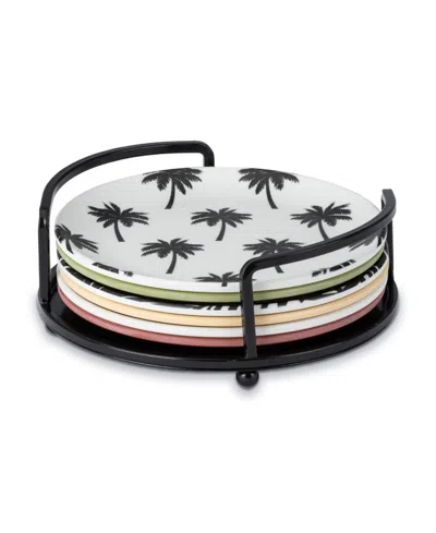 Thirstystone Melamine Appetizer Plates, Set Of 6 In Multicolor