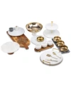 Thirstystone Uptown Marble Serveware Collection In White