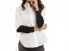 Thirteen Seven Hand Dipped Shirt In Crisp White/jet Green In Multi