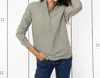 Thirteen Seven Trapezoid Pullover In Artichoke In Green