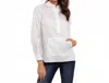 Thirteen Seven Trapezoid Pullover In Cloud White In White