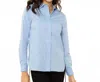 Thirteen Seven Trapezoid Shirt In Little Boy Blue In Blue