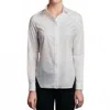 Thirteen Seven Trapezoid Shirt In Paper White In White
