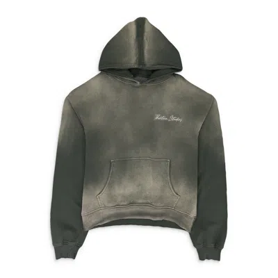 Thirteen Studios Faded Green Hoodie