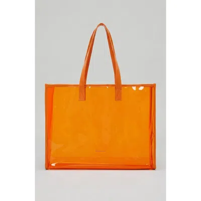 Thirty Years Jelly Clear Carryall In Orange