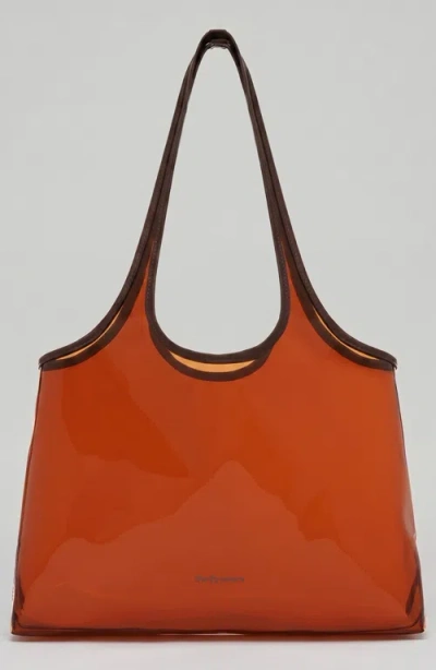 Thirty Years Jelly Clear Tote In Orange