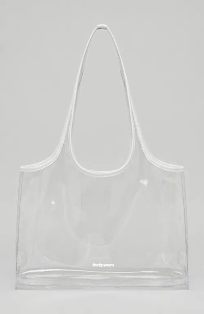 Thirty Years Jelly Clear Tote In Transparent