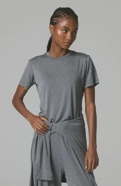 Thirty Years Modal Short Sleeve Tee In Gray