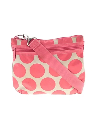 Pre-owned Thirty-one Crossbody Bag In Pink