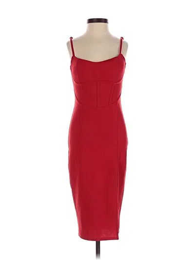 Pre-owned Thirty/thirty Cocktail Dress In Red