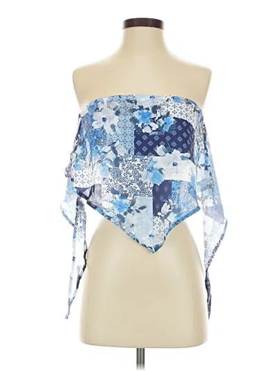 Pre-owned Thirty/thirty Kimono In Blue