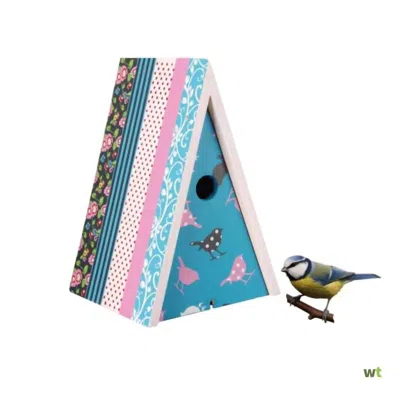 This And That Bird House Decor In Blue