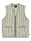 This Is Never That Abstract-print Gilet In Green