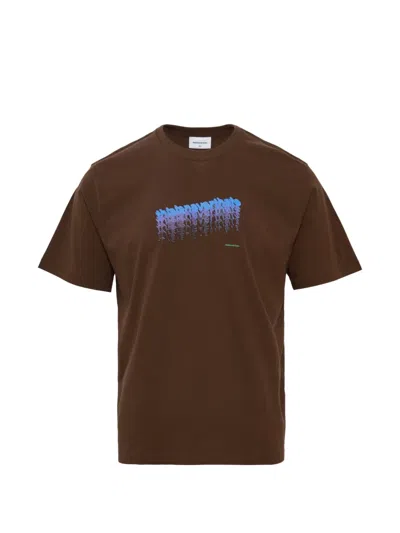 This Is Never That Ambiguous Logo T-shirt In Brown