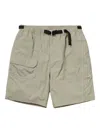This Is Never That Belted Mesh-pocket Shorts In Green