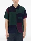 This Is Never That Block Shirt In Blau