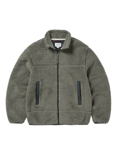 This Is Never That Fleece Zip-up Jacket In Gray