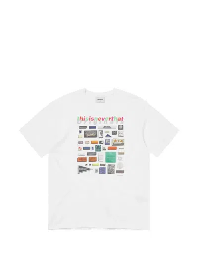 This Is Never That Graphic-print T-shirt In White