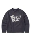 This Is Never That Heart-logo Knit Sweater