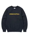 This Is Never That Logo-print Crew-neck Sweatshirt In Blue