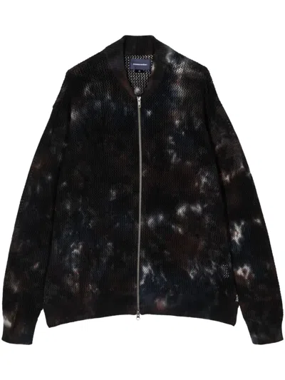 This Is Never That Long-sleeve Cotton Cardigan In Blue