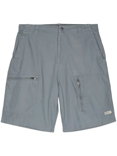 This Is Never That Multiple-pocket Cotton Cargo Shorts In Blue