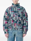 This Is Never That Patchwork-design Jacket In Schwarz