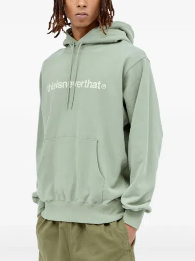 This Is Never That T-logo Hoodie In Multi