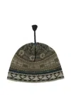 This Is Never That Tassel Patterned Beanie
