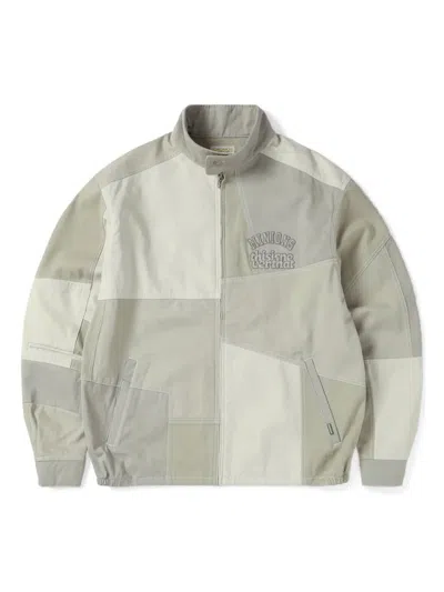 This Is Never That X Minions Crazy Harrington Patchwork Jacket