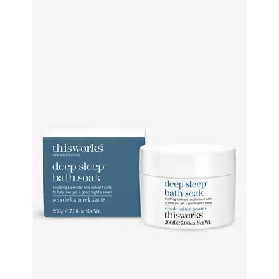 This Works Deep Sleep Bath Soak 200g In White