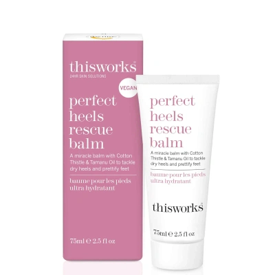 This Works Perfect Heels Rescue Vegan Balm 75ml In White