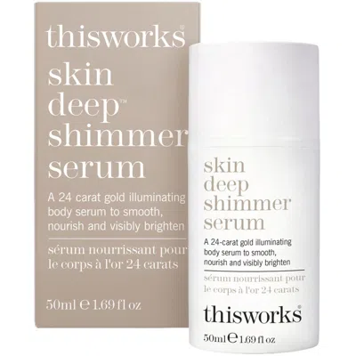 This Works Skin Deep Shimmer Serum 50ml In White
