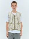 Thisisneverthat 3d Cable Vest In Green
